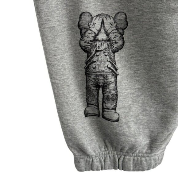Uniqlo Kaws Warhol UT 2024 Collection Unisex Sweatpants Joggers Gray US XL - Picture 5 of 12